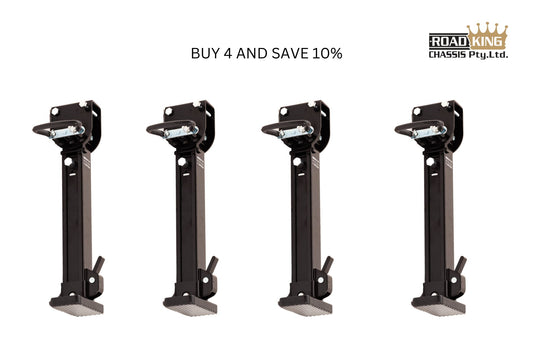 Caravan universal drop down stabiliser leg Bundle