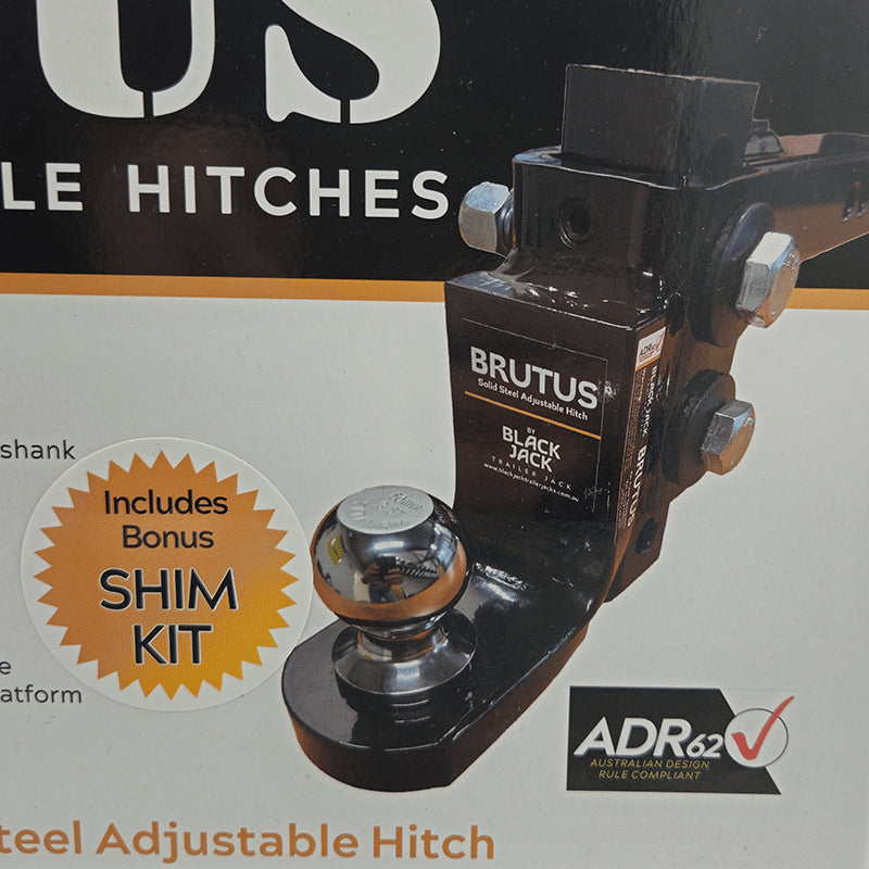 Brutus Adjustable Hitch 70mm Ball 4.5T rated