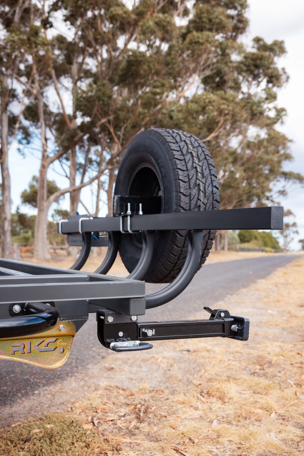 Roadking Bolt-On Spare Wheel Holder 6-Stud – Caravan Trailer Wheel Mou ...