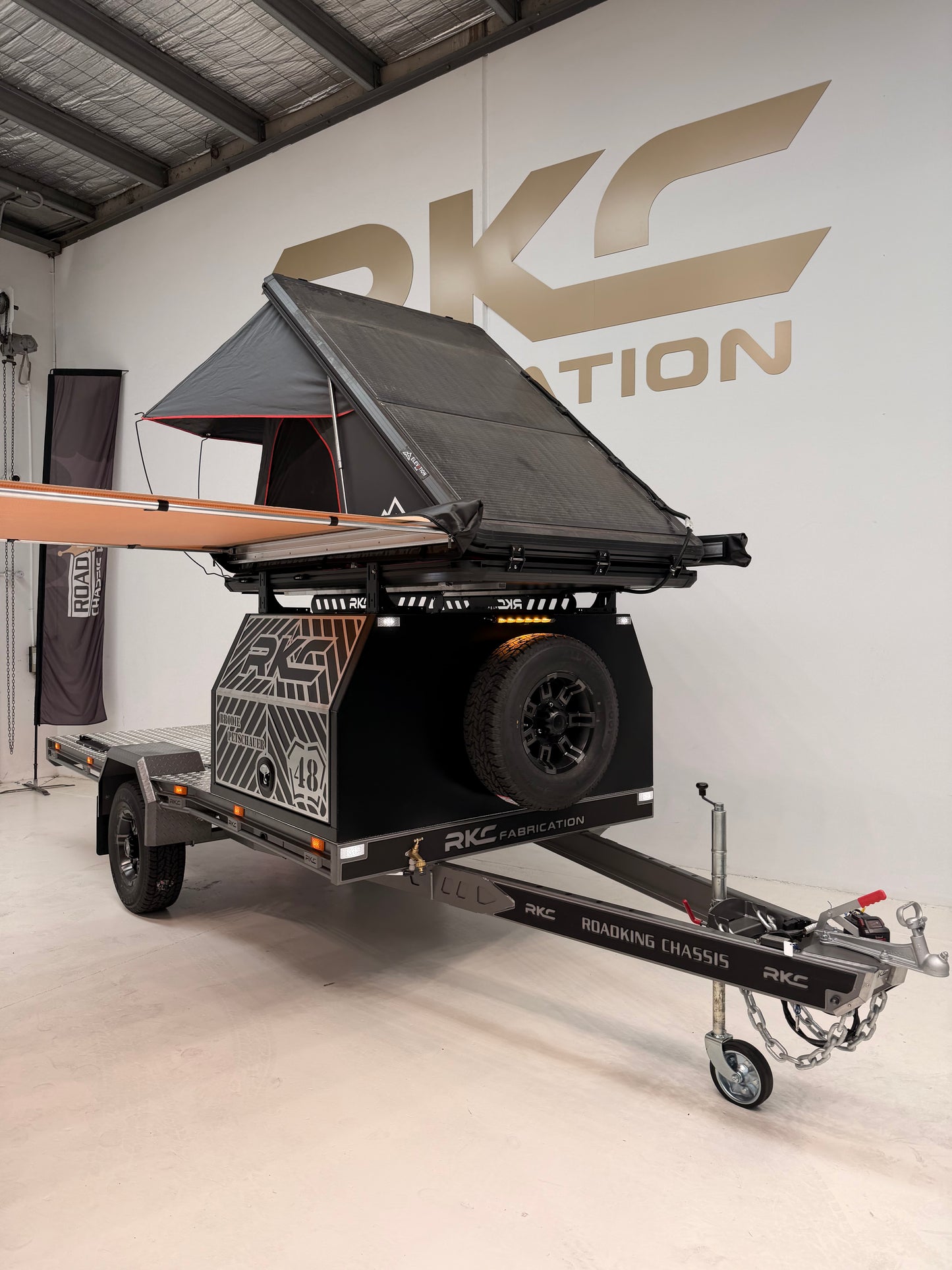 Roadking H1 Moto Hauler Single Axle