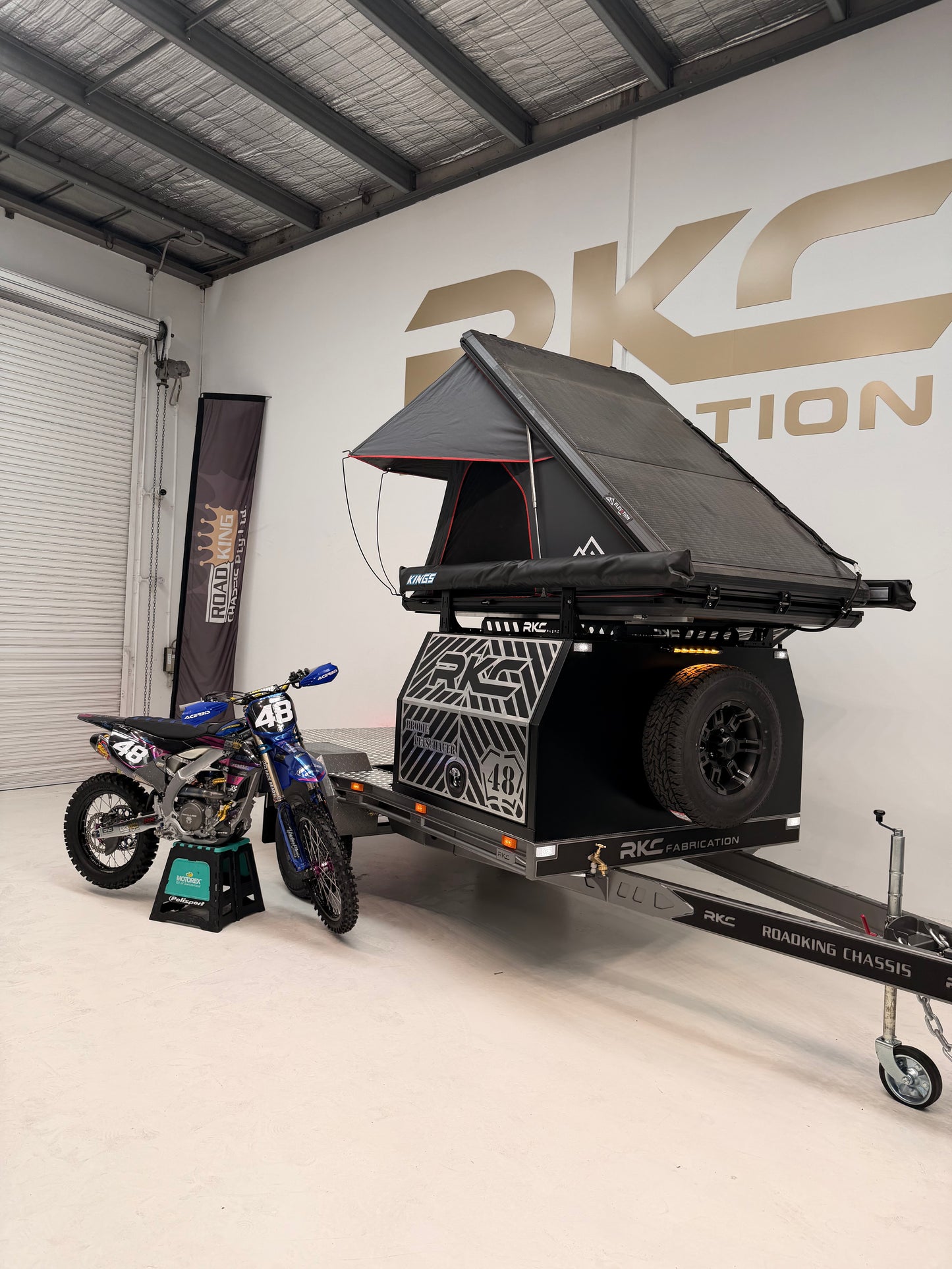 Roadking H1 Moto Hauler Single Axle