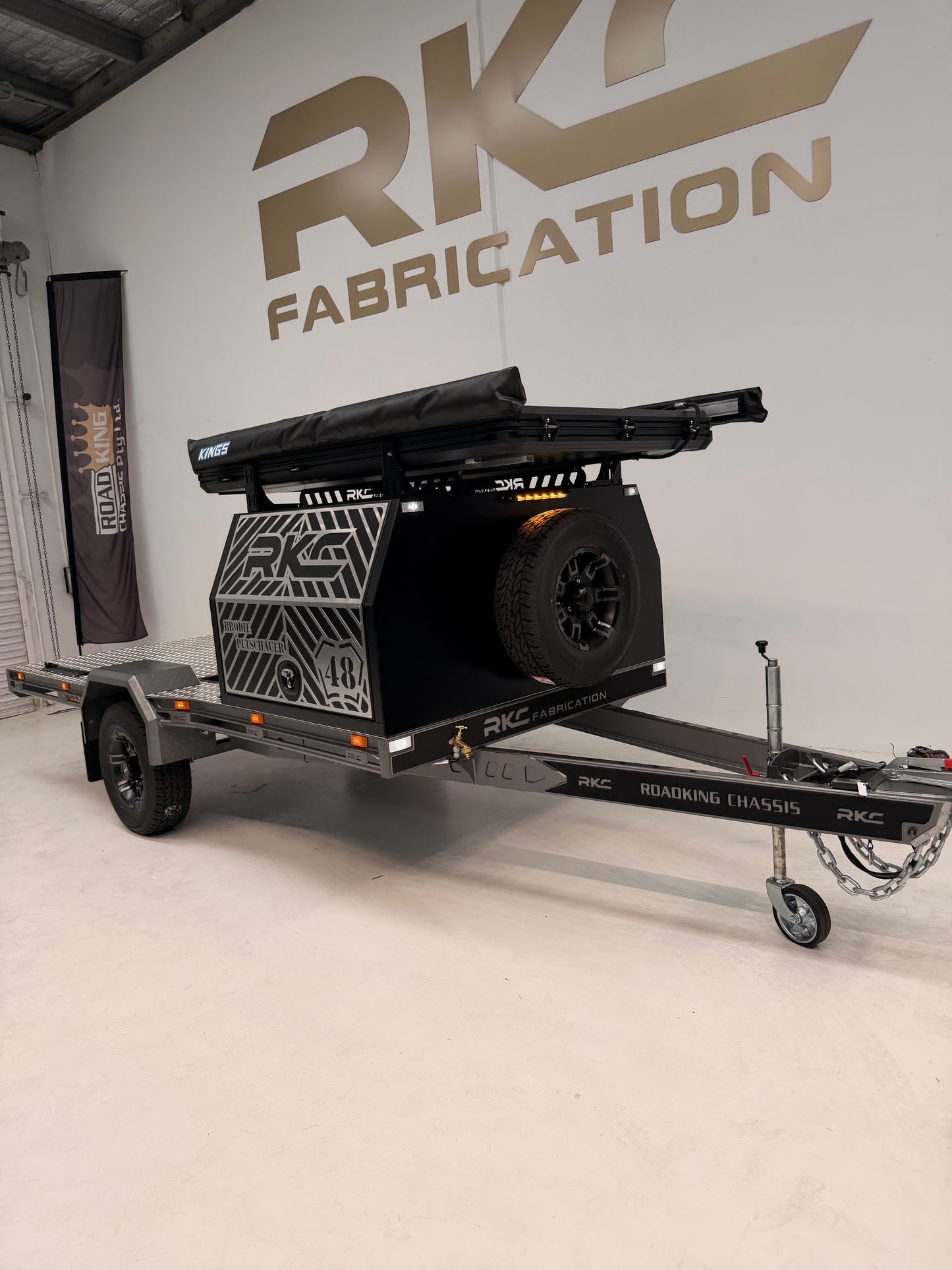 Roadking H1 Moto Hauler Single Axle