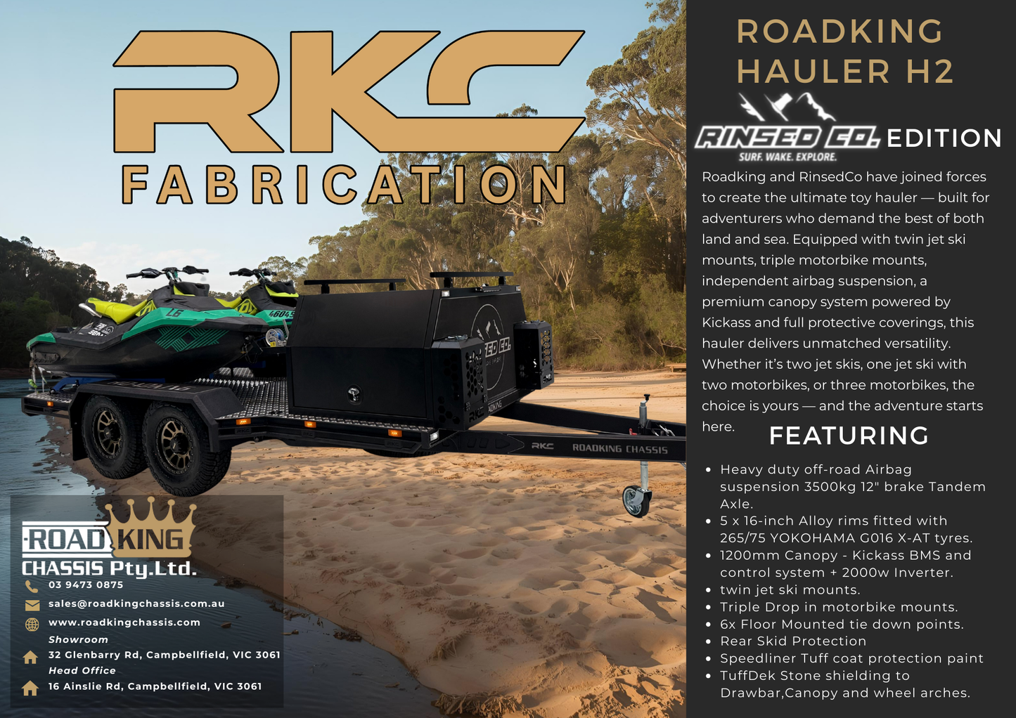 Roadking H2 RINSED CO Edition