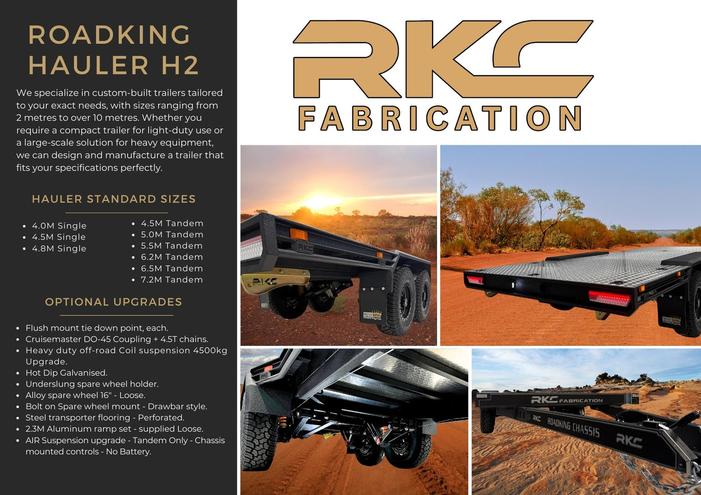 Roadking H2 Hauler - Standard Model